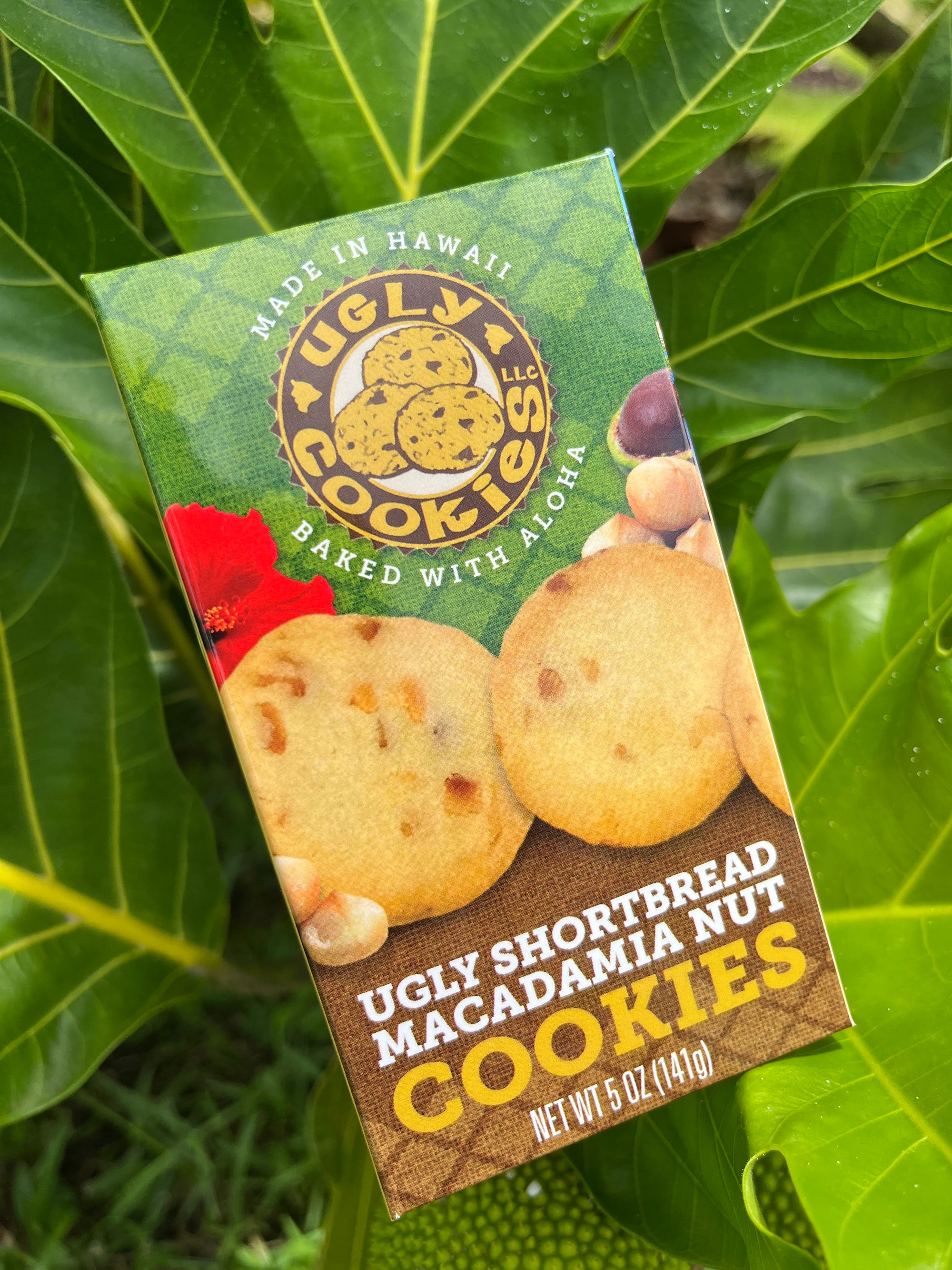 Ugly Shortbread with Macadamia Nuts Cookies 5 oz ugly-cookies-hawaii