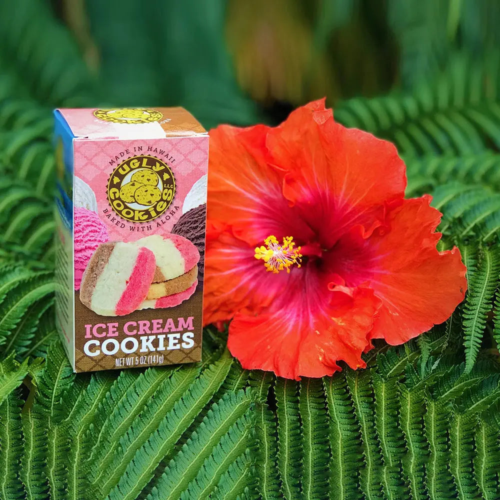 Ice Cream Cookies  5 oz Box - 3 pack ugly-cookies-hawaii